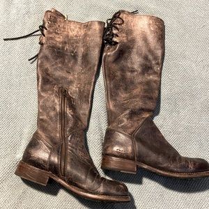 Bud Stu Manchester Lux Black Cobbler series knee boot, size 8.5, EUR 39